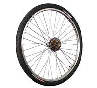 26 Pulgadas Rueda Trasera Bici piñón 6 neumático