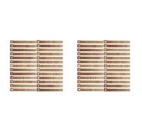 26 separadores de discos de vinilo de madera, orden alfabético AZ