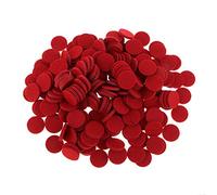 260 almohadillas redondas de recambio de aceite esencial de 21 mm, difusor de aceites esenciales de aromaterapia, collar, pulsera, ambientador de coche, almohadillas de fieltro (rojo)