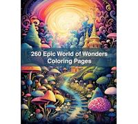 260 Epic World of Wonders Coloring Pages: Travel Through Culture, Nature & History - One Page at a Time