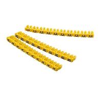 260 marcadores de cable de letra A-Z de 2,5 mm, marcadores amarillos, etiqueta de letra para cable de 2 a 3 mm