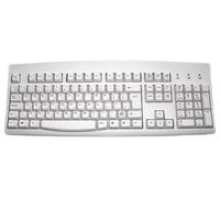 260 Profesional Completo Talla Cableado Teclado USB, Blanco - KYBAC260U-USB