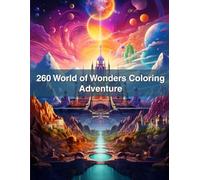 260 World of Wonders Coloring Adventure: Explore Rainforests, Mountains, Cities & More Through Coloring