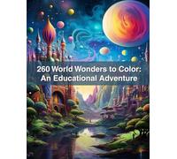 260 World Wonders to Color: An Educational Adventure: Fun and Inspiring Coloring Book for Curious Minds and Travelers at Heart