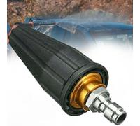 2600PSI para boquilla giratoria turbo con conexión rápida de 1/4 pulgadas para chorro de lavadora de alta presión, adecuado para pistolas de agua giratorias, acero inoxidable