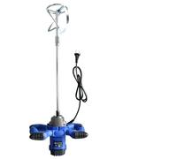 2600W Mezcladora de Mortero Eléctrica, batidora amasadora cemento portátil de hormigón para mortero, 6 velocidades ajustables
