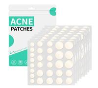 264 Parches Acne Hidrogel Pimple Patch Día y Noche 2 En 1 Parches Granos De Impermeables Transpirables y Invisibles (264PCS)