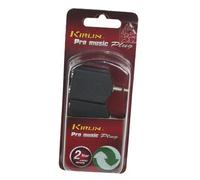 2648X2 Blister 3.5mm Mono M - 2x1/4" Mono F Kirlin, Modelo 5540-001, Color Negro