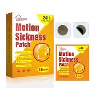 268 Bliss - Parches para mareo por movimiento en automóvil, autobús, avión, viajes en el parque, sin somnolencia, artículos esenciales de viaje para adultos y niños (56 unidades (paquete de 1))