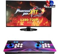 [26800 juegos en 1] Consola de juegos 3D clásica, máquina de juegos retro Pandora's Box con palanca de mando de arcade doble palanca, compatible con juegos 3D, HDMI VGA USB, videojuego Full HD 1280 x