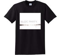 2688 Bloc Party T Tshirts Camisetas y Tops Silent Alarm Vinyl CD Cover (Small)