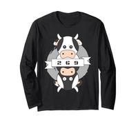 269 Regalo para Amantes de los Animales y para una Dieta Libre de Sufrimiento de Animales Manga Larga