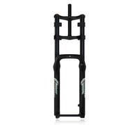 26in 5.0 Horquilla De Suspensión Neumática TA 15*135mm Para Snow Fat Bike | Recorrido 190mm Doble Hombro 1-1/8" Tubo Recto Rebote Ajustable Freno De Disco Para E-Bike