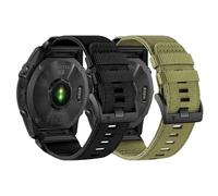 26mm Quickfit Watch Band Compatible with Garmin Fenix 7X/ Fenix 6X/ Fenix 5X/ Enduro 2, Rugged Nylon Sport Strap for Garmin Fenix 7X Pro Sapphire Solar/ 6X Pro/5X Plus/Tactix 7