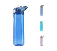 26oz Blue Water Bottle BPA FREE One-Hand Operation, Fast Drinking Men's and Women's Fitness Sports Portable Hook Lock