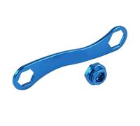 27/30mm Axle Wrench Spanner Wheel Nut Tool Compatible con YZ YZF FX WR 125-450 1996-2022 y SE SE-R 125-300 2017-2022 Motos(Blue)