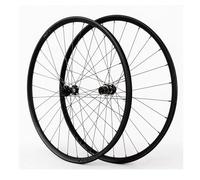 27,5" 29" Juego De Ruedas De Cubierta De Montaña 54T Trinquete Ruedas Trail/Am/DH Llanta De Doble Capa Casete De 7-12 Velocidades Eje Pasante Bloqueo Central(27.5"-Black,F100 R142)