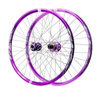 27,5/29 Pulgadas Juego De Llanta para Bici De Montaña 26" Delantera 15x110mm Trasera 12x148mm Eje Pasante, Compatible con HG 8-12 Velocidades 24" Ruedas Boost con Freno De Disco(Purple,24")