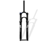 27.5/29 Pulgadas MTB Horquilla for Bicicleta Con Suspensión Neumática 1-1/8" Recto/ Cónico Horquillas Delanteras Recorrido 120 Mm Freno De Disco Horquilla 15 X 110 Mm Eje Pasante Manual/Remoto(Straigh