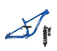 27.5 29er Cuadro boost de bici de montaña 15.5/17.5" con 250mm amortiguador | 83mm BB, recorrido 195mm, eje pasante 12x148mm, freno de disco cuadro de cola blanda de cuatro brazos