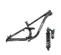 27.5 29er Cuadro boost de bici de montaña 15.5/17.5" con 250mm amortiguador | 83mm BB, recorrido 195mm, eje pasante 12x148mm, freno de disco cuadro de cola blanda de cuatro brazos