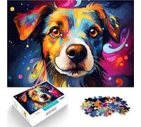 27.56" x 39.37" Rompecabezas para adultos Jack Russell Terrier Decoración del hogar Juego de rompecabezas estimulante y juego familiar