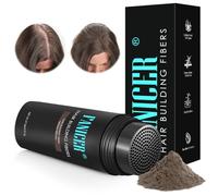 27.5G Fibras Capilares, Hair Fiber-Microfibras en Polvo para Disimular Calvicie y Aumentar el volumen, Lena y engrosa su Cabello,Cabello completo en segundos, Para Mujeres y Hombres(Castaño Medio)