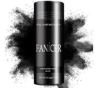 27.5g Hair Fiber,Fibras Capilares,Fibras Capilares de queratina Aplicador,Densificador de Cabello,Llena y engrosa su Cabello,Para Disimular Calvicie y Aumentar el volumen (Negro)