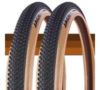 27.5x2.1 Neumático MTB para Bicicleta de Montaña y Todo Terreno de 27.5 Pulgadas | Repuesto con Dibujo de Bloques Agresivos y Carcasa 60TPI Compatibles Delantera Trasera 65 PSI(2pcs)