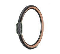 27.5x2.10 Neumático de MTB | 27inch Neumático de Bicicleta | Neumático de Grava Plegable | Flancos Tejidos de Alta Densidad de 60 TPI | 40-65 psi, 779 g | Cubierta(YELLOW)