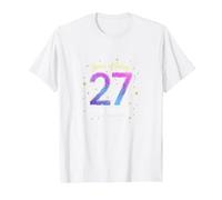 27 años de ser extraordinario Regalo de cumpleaños Camiseta, Hombre, Blanco, XXL
