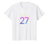27 años de ser extraordinario Regalo de cumpleaños Camiseta, Niños, Blanco, 12 años