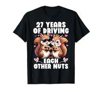 27 años que se manejan entre sí aniversario de la pareja de Camiseta