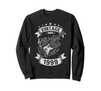 27 Cumpleaños Vintage Desde 1999 Guitarra 27 años Sudadera