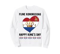 27 de Abril Holanda Día del Rey Orgulloso Holandés Papá Mamá Tía Niño Sudadera