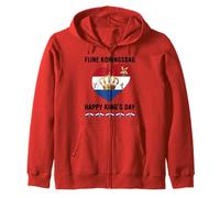 27 de Abril Holanda Día del Rey Orgulloso Holandés Papá Mamá Tía Niño Sudadera con Capucha