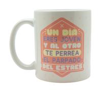 ¡27% DTO! Taza Un Dia Eres Joven 325 ml