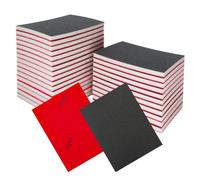 27 esponjas de lijado de grano 600, paquete surtido de papel de lija de 3 x 4 pulgadas, bloque de lijado húmedo lavable y almohadillas de papel de lija seco para madera, metal, carrocería de