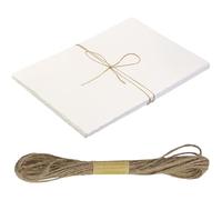 27 hojas 300 g/m² de papel ondulado A4/28,5 x 19,6 cm, papel hecho a mano, papel de acuarela, papel estructural, papel grueso para invitaciones, dibujar, esbozar, escribir