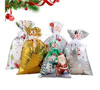 27 piezas de materiales de mantenimiento temáticos de Navidad, varios tamaños para decoraciones de dulces, árbol de Papá Noel, muñeco de nieve, embalaje de vacaciones, bolsas de recuerdos de fiesta