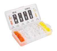 270 clips de retención para coche, clip de ajuste para salpicadero, consola de coche, clips de ajuste para panel de salpicadero, remaches, hebilla, kit de cierre universal