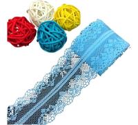 270-metre Double-Sided Hand-Embroidered Lace Ribbon Trim, Suitable For Skirt Accessories(Sky Blue)