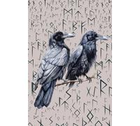 270 pages Norse runes, Hugin and Munin diary, notebook, journal