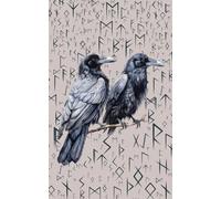 270 pages Norse runes, Hugin and Munin Notebook, journal , diary