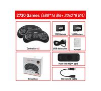 (2700 juegos) Consola de videojuegos retro MD de 16 bits para Sega Genesis con más de 1500 juegos clásicos