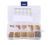 270pcs M2 Latón Separador Separador Tornillo Tuerca Set Con Roscas Macho Hembra Para Equipo De Montaje Electrónico Y Comunicación (B)