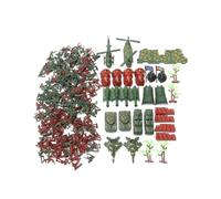 270pcs Military Model Playset Toy Soldiers Army Men Figures Accessories Toy