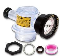 273564Z Ventilación de aire manual, conjunto de válvulas de alivio de aire, para filtros de arena Triton C-3 TR100C para piscina, spa, válvula manual de piscina