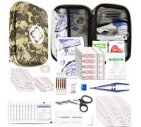 276Pcs Business First Aid Emergency Industrial First Aid Kits Basic Refill Supplies for Workplace Business Camouflage