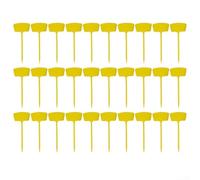 27cm Long Plant Labels 30pcs Kit de jardín multicolor (amarillo) | Espacio de escritura extra grande, identificación clara para verduras, hierbas, flores, se adapta a notas detalladas